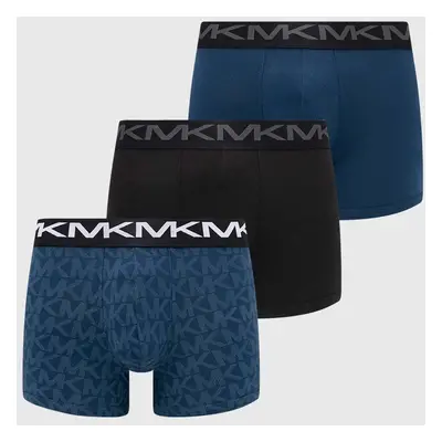 Boxerky Michael Kors 3-pack pánské, tmavomodrá barva