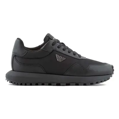 Sneakers boty Emporio Armani černá barva, X4X630 XN877 K001