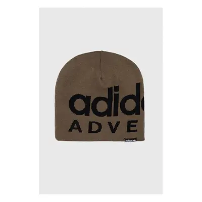 Čepice adidas Originals zelená barva