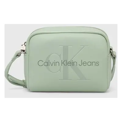 Kabelka Calvin Klein Jeans zelená barva, K60K612220