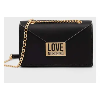 Kabelka Love Moschino černá barva, JC4073PP1LLG100A