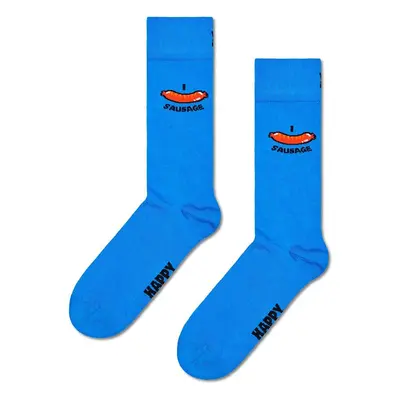 Ponožky Happy Socks Sausage Sock modrá barva, P001576