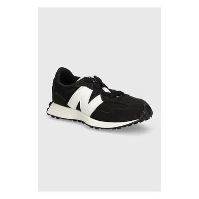 Dětské sneakers boty New Balance 327 černá barva, PH327CBW