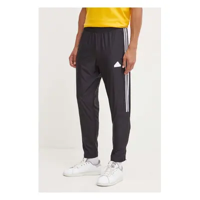 Kalhoty adidas Tiro pánské, černá barva, s aplikací, IX1348