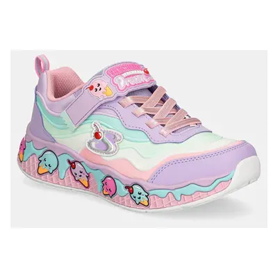 Dětské sneakers boty Skechers SUNDAE SWEETIES fialová barva, 303625L