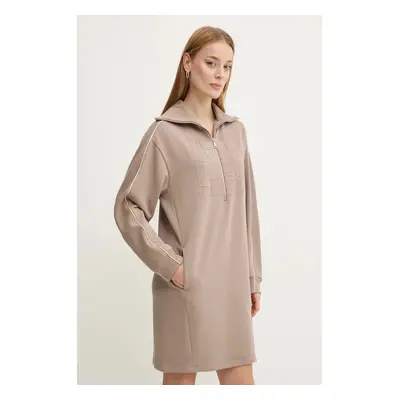 Šaty Max Mara Leisure béžová barva, mini, 2426626048600