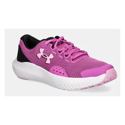 Dětské sneakers boty Under Armour GGS Surge 4 růžová barva, 3027108