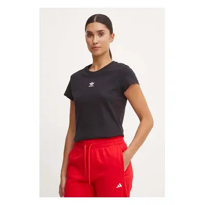 Bavlněné tričko adidas Originals 0 černá barva, IW5707