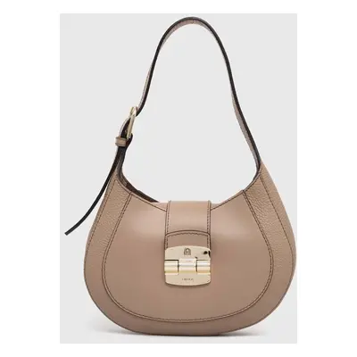 Kožená kabelka Furla béžová barva, WB01276 BX0053 1257S