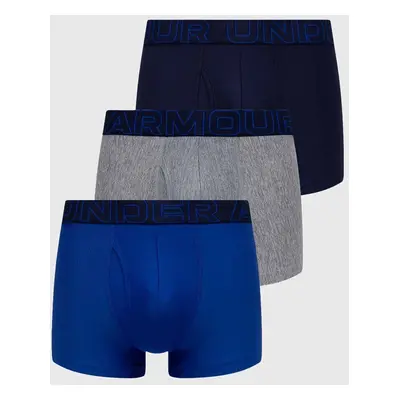 Boxerky Under Armour 3-pack pánské, tmavomodrá barva