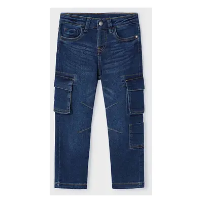 Dětské rifle Mayoral cargo denim 4534