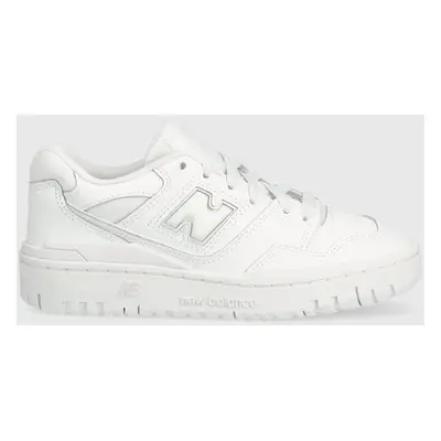 Sneakers boty New Balance 550 bílá barva, GSB550WW