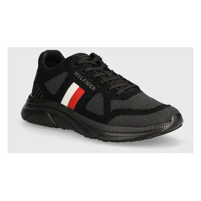 Sneakers boty Tommy Hilfiger MODERN RUNNER KNIT EVO ESS černá barva, FM0FM05245