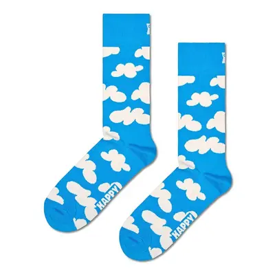 Ponožky Happy Socks Cloudy Sock modrá barva, P001825