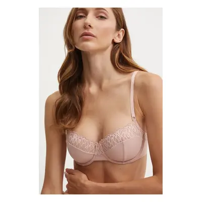 Podprsenka Calvin Klein Underwear růžová barva, 000QF7841E