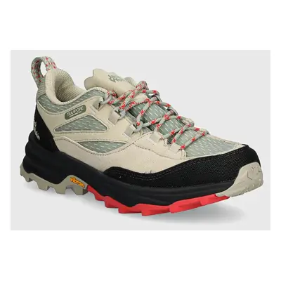 Boty Jack Wolfskin Cyrox Texapore Low dámské, zelená barva, 4064291