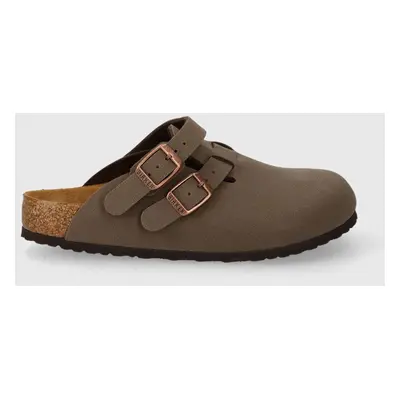 Pantofle Birkenstock Kay Kids BFBC hnědá barva