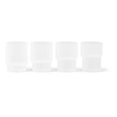 Sada skleniček ferm LIVING Ripple Small Glasses 60 ml 4-pack