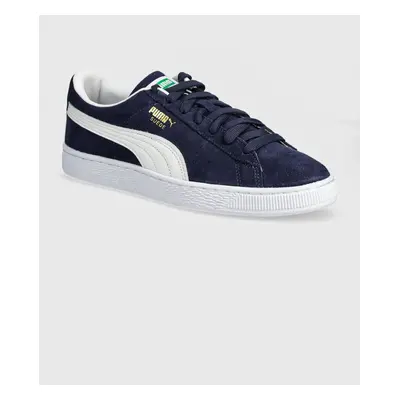 Semišové sneakers boty Puma Suede Classic tmavomodrá barva, 399781