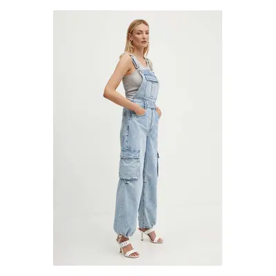 Džínové lacláče Miss Sixty 6L2JJ1600000 JJ1600 DENIM L/JUMPSUIT 6L2JJ1600000