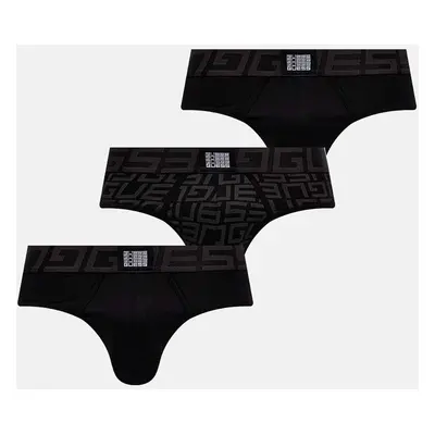 Spodní prádlo Guess 3-pack pánské, černá barva, U4RG02.K6YW0