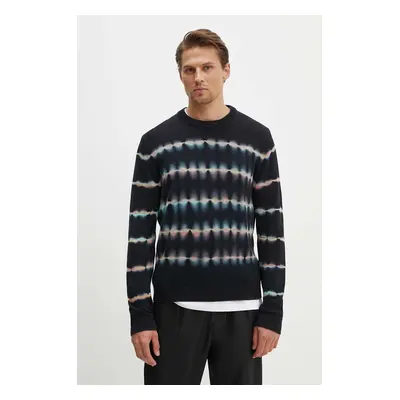 Bavlněný svetr PS Paul Smith černá barva, lehký, M2R.960Y.N22151