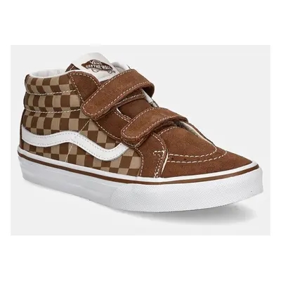 Dětské tenisky Vans SK8-Mid Reissue hnědá barva, VN000D2ZNWH1