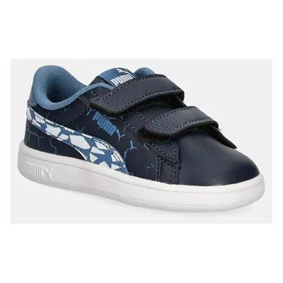 Dětské sneakers boty Puma Smash 3.0 L Icy Monster tmavomodrá barva, 397990