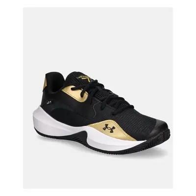 Basketbalové boty Under Armour Lockdown 7 Low černá barva, 3027646