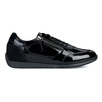 Kožené sneakers boty Geox D CALITHE černá barva, D36N0A 06722 C9999