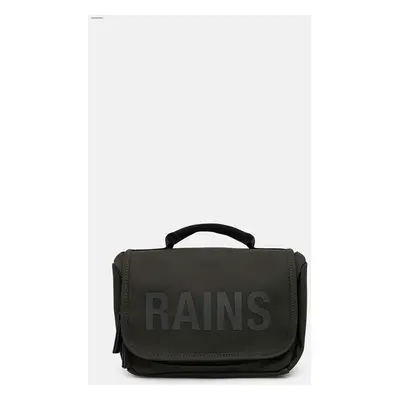 Kosmetická taška Rains Texel Wash Bag W3 zelená barva, 16310-03