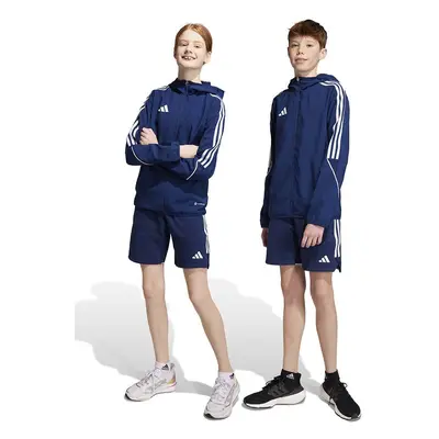 Dětské kraťasy adidas Performance TIRO23L tmavomodrá barva, nastavitelný pas