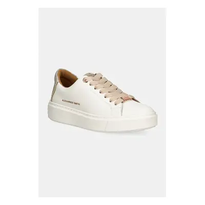 Sneakers boty Alexander Smith London bílá barva, ALBALDW8290WGD