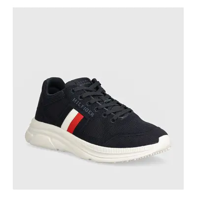 Sneakers boty Tommy Hilfiger MODERN RUNNER KNIT EVO ESS tmavomodrá barva, FM0FM05245