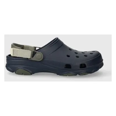 Pantofle Crocs Classic All Terain Clog pánské, tmavomodrá barva, 206340