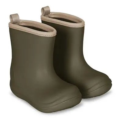 Dětské holínky Konges Sløjd LUC LIGHTWEIGHT RAIN BOOT zelená barva, KS100359