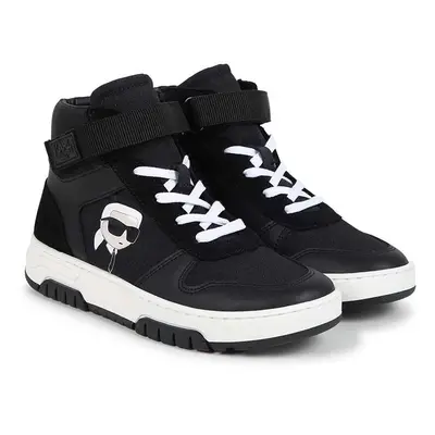 Dětské sneakers boty Karl Lagerfeld černá barva, Z30318