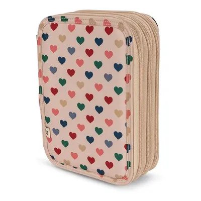 Dětský penál Konges Sløjd CLOVER MAXI PENCIL CASE béžová barva, KS101315