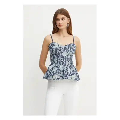 Top Guess MARGAUX modrá barva, W4BH80 D5JC0