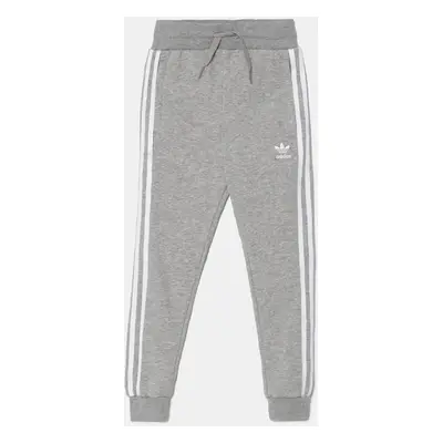 Dětské tepláky adidas Originals TREFOIL PANTS šedá barva, melanžové, IY7485