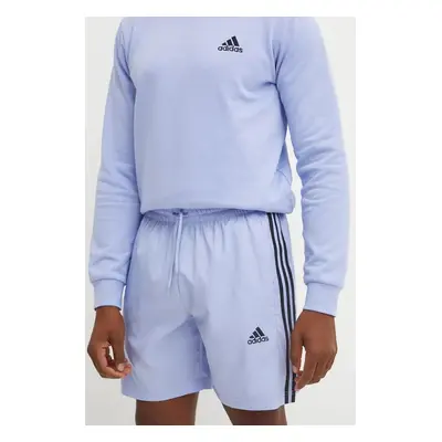 Kraťasy adidas Essentials Chelsea pánské, modrá barva, IW7664