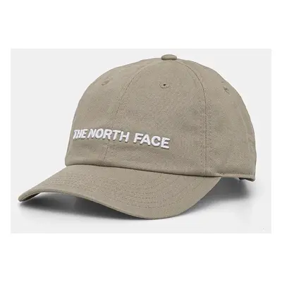 Kšiltovka The North Face Roomy Norm Hat šedá barva, s aplikací, NF0A7WHP98I1