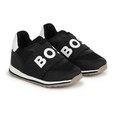 Dětské sneakers boty BOSS černá barva