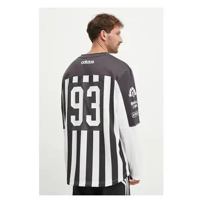 Tričko adidas Originals Team 93 Jersey šedá barva, JM4943