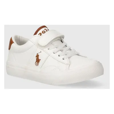 Sneakers boty Polo Ralph Lauren bílá barva