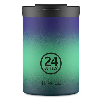 Termohrnek 24bottles Travel Tumbler 350ml Borealis zelená barva, Travel.Tumb.350.Boreal