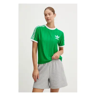 Tričko adidas Originals Adicolor zelená barva, IY7227