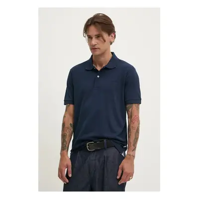 Bavlněné polo tričko Guess Jeans tmavomodrá barva, M4BP29 KCJV1