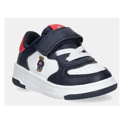 Dětské sneakers boty Polo Ralph Lauren MASTERS COURT BEAR PS tmavomodrá barva, RL01166100