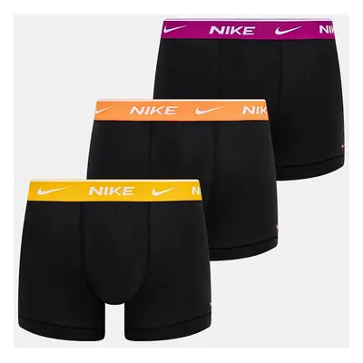 Boxerky Nike 3-pack pánské, černá barva, 0000KE1008